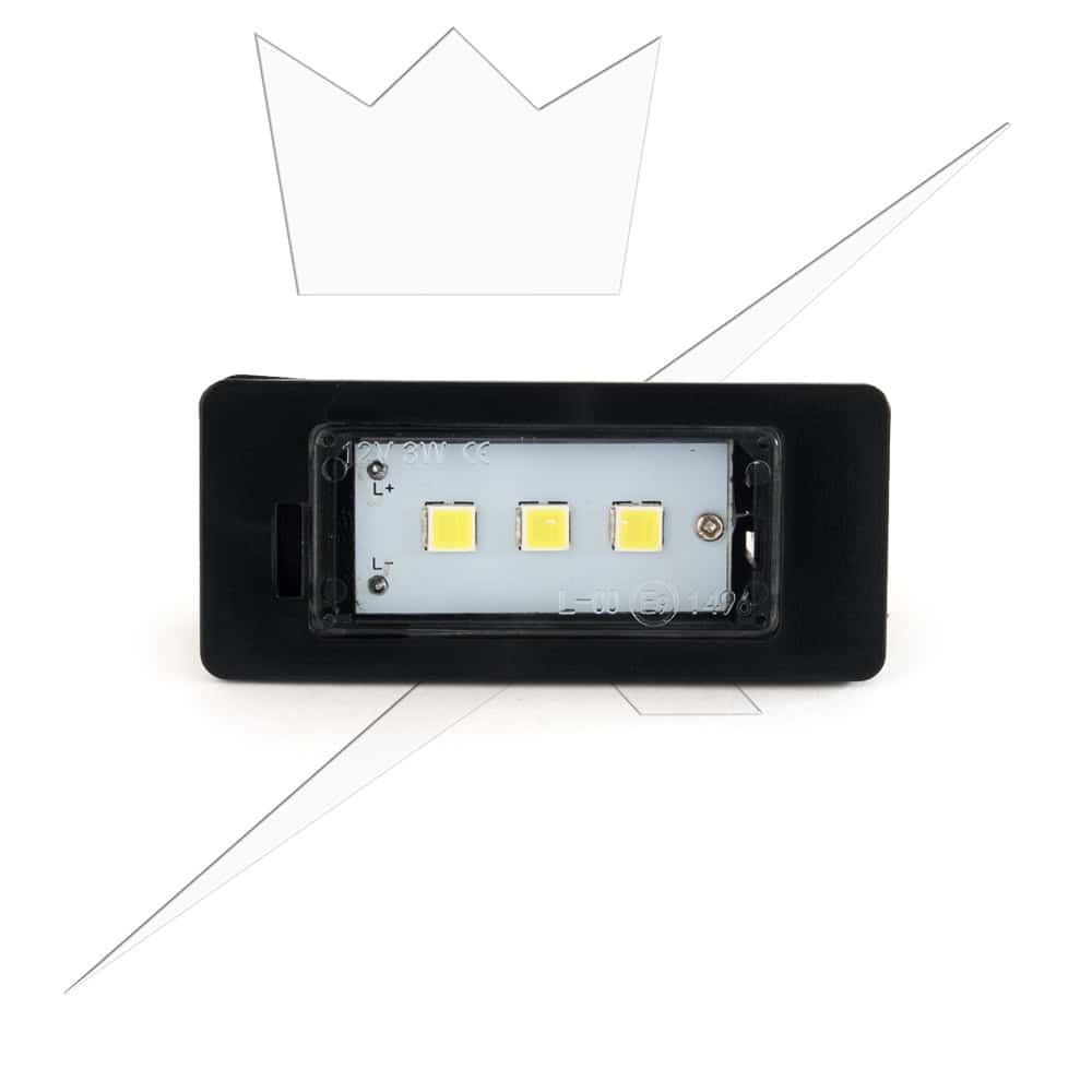 Luxtar LED-Kennzeichenbeleuchtung für AUDI, Golf 6, Passat, VW – Bild 3