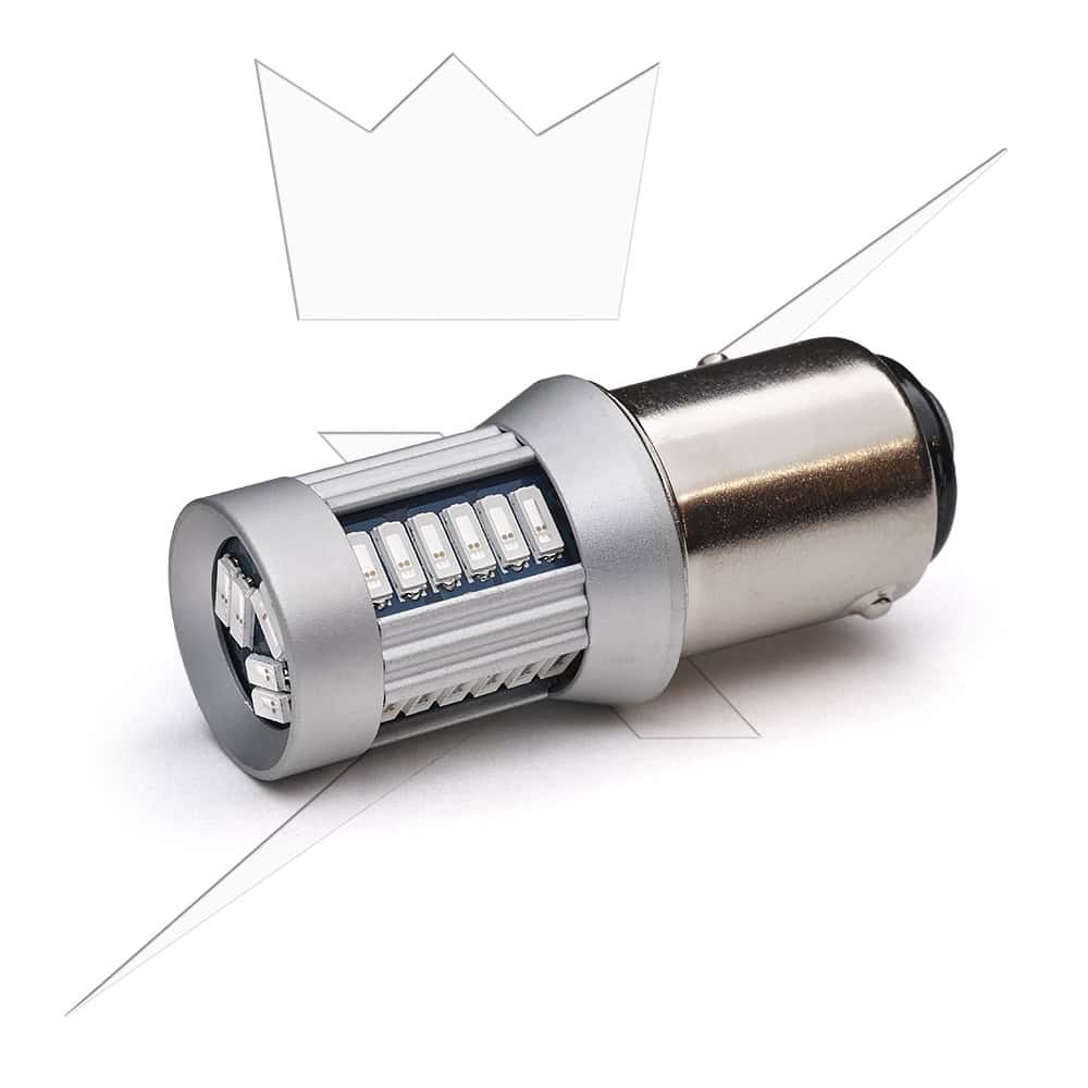 Luxtar BAY15D 1157 LED-Lampe, 30 SMD, 12-24 V, Rot – Bild 4