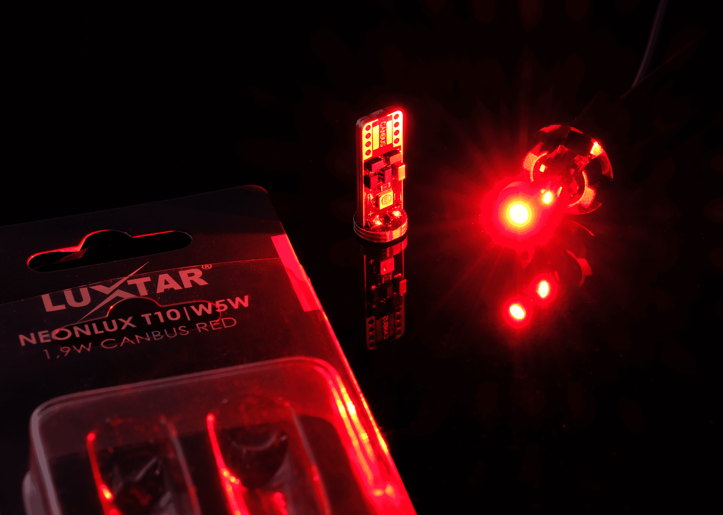 NeonLux T10 W5W Rot – Bild 2