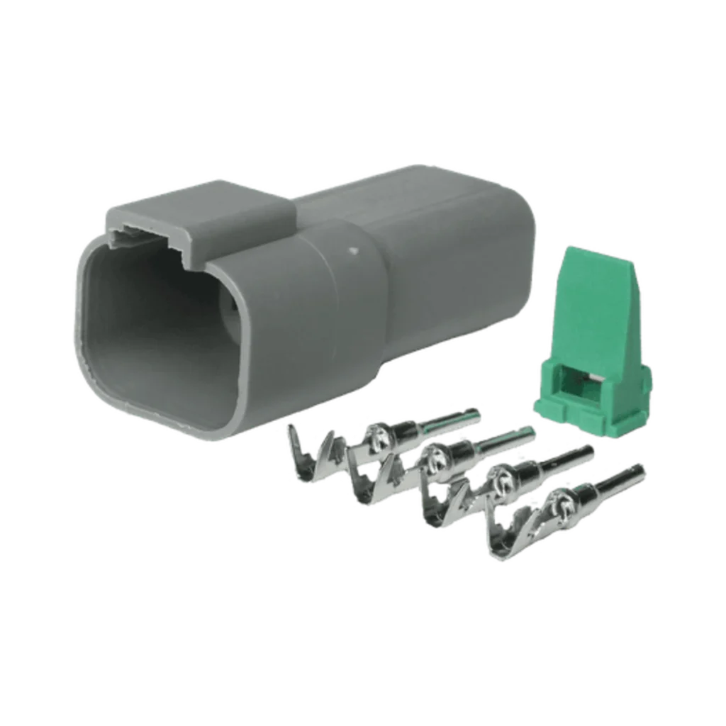 DT-4 Steckverbinder-Set 4-polig, Stecker