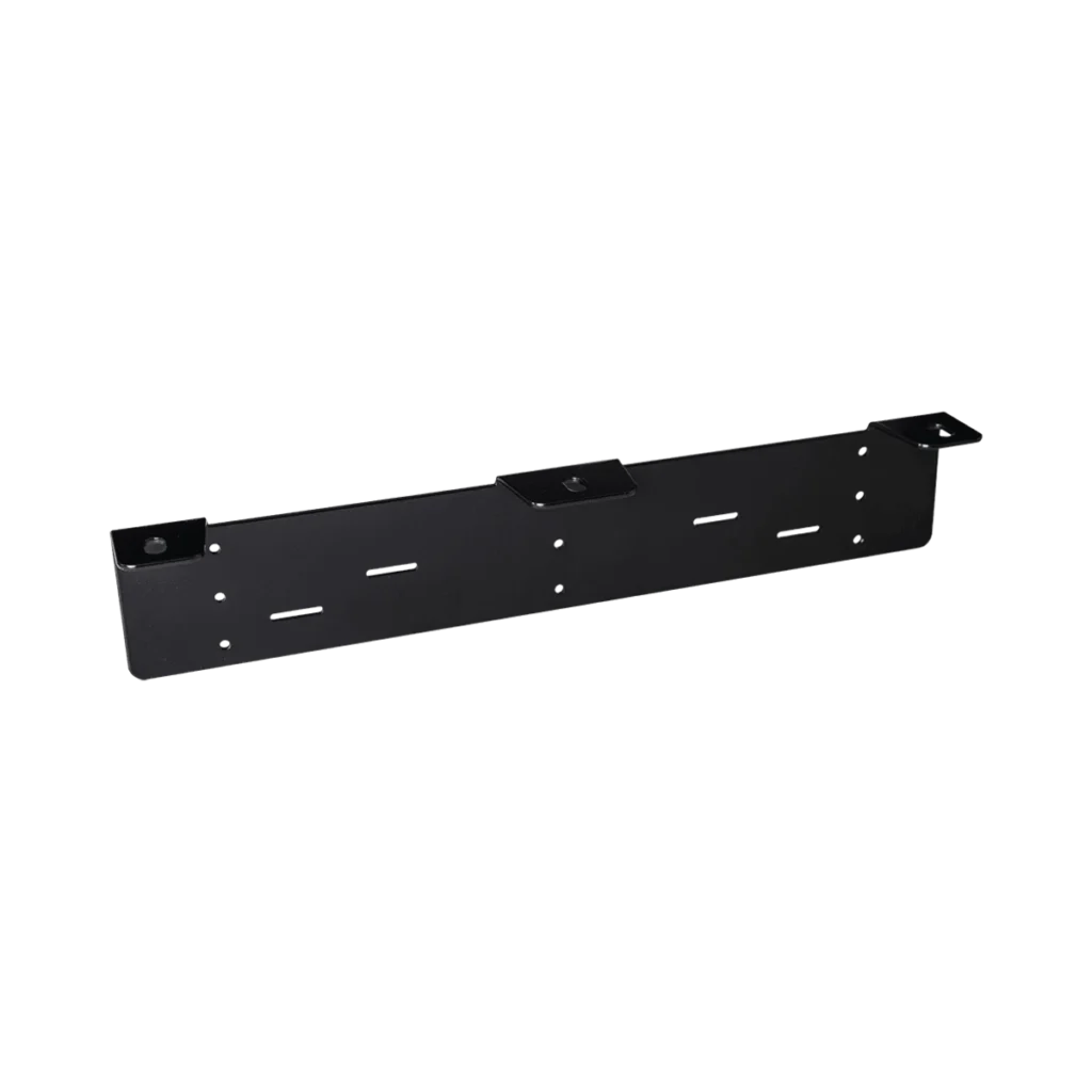 Schwarze Lichthalterung, für 3 Leuchten, 225 mm