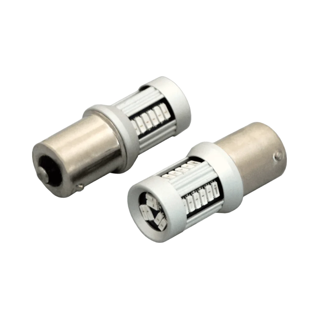 Luxtar BA15S 1156 LED-Lampe, 30 SMD, 12-24 V, Bernstein
