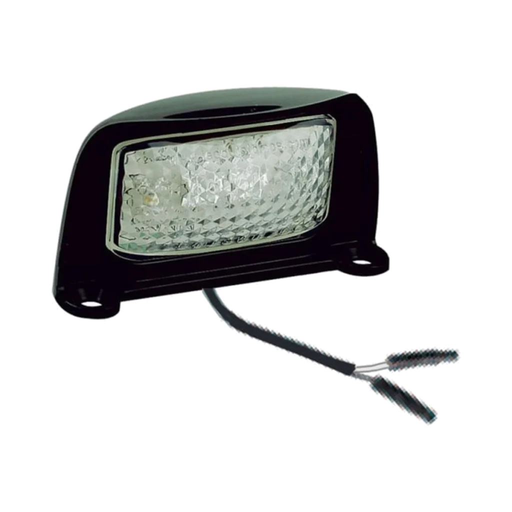 Luxtar LED Kennzeichenleuchte, Schwarz, 2-polig